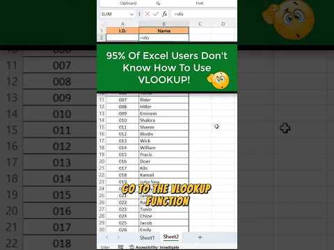 How To LOOKUP Function In 30  Seconds #excel #shortvideo #exceltips