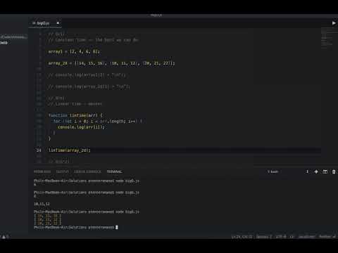 Vets Who Code - BigO Snippets