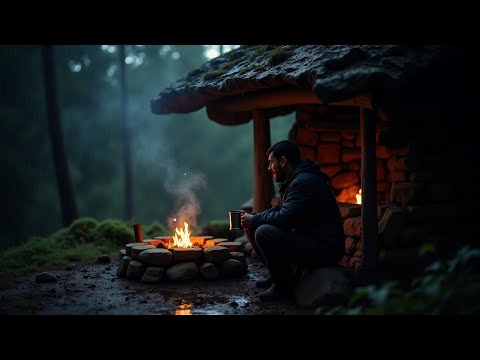 Building My Cliff Shelter: An Off-Grid Cliff Survival Journey