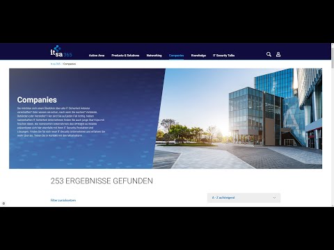 it-sa 365 – Unternehmen filtern. Gewusst wie!