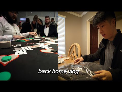 back home & tech company holiday party | vlogmas ep 2