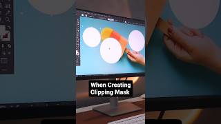 Clipping Mask Tip In Illustrator #illustratortips #illustrator #howtodesign #graphicdesign #tutorial