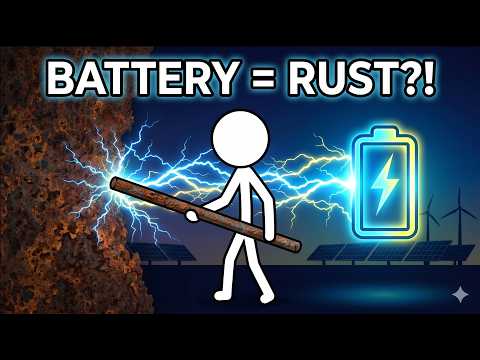 This Battery Uses RUST… And It Could Power the World 🔋