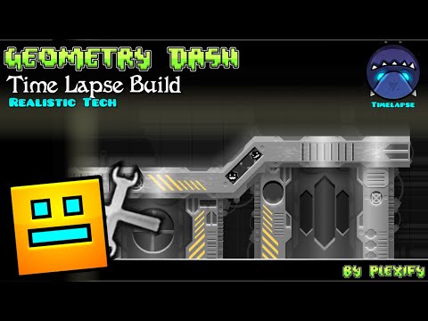 Realistic Tech Timelapse Build [Geometry Dash 2.2]