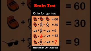 Only for genius 100 '/. Fail  #trickymaths #braintest#knowledgetest  #puzzlechallenges
