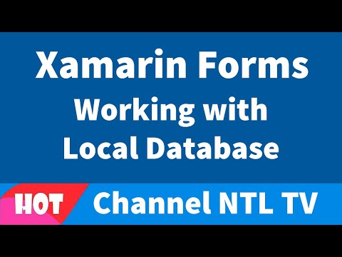 Xamarin Forms Local Database