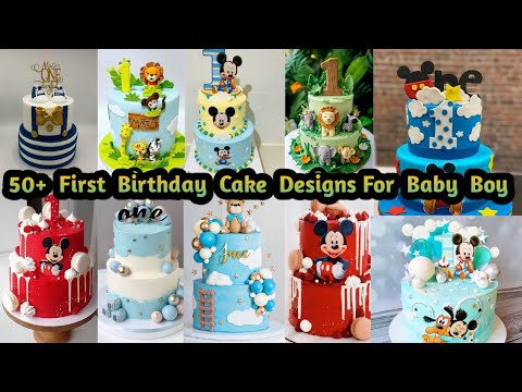 50+ First Birthday cake Ideas for baby boy | Baby boy 1st birthday cakes | birthday cake for boys