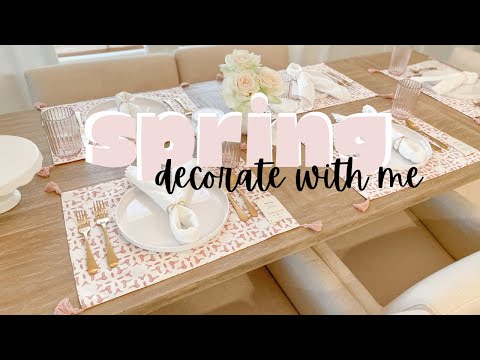 SPRING DECORATE WITH ME 2024 || NEW SPRING DECOR