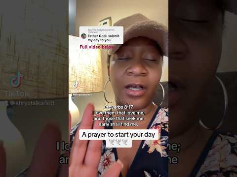 A prayer to start your day 🕊️