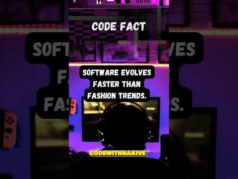 Software evolves faster than fashion trends #shorts #code #shortvideo
