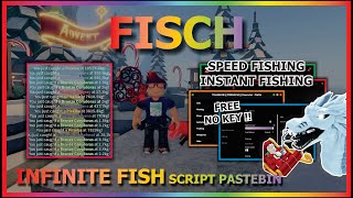 FISCH Script Pastebin 2025 INFINITE FISH, INSTANT FISHING, EZ EVENT, UNDETECTED, XMAS (NO KEY) 🎄🌌