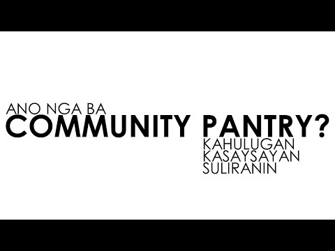 Rebology: Community Pantry
