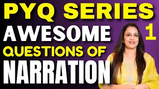 PYQ Series | Awesome Questions Of Narration - 1  | For all Competitive Exams  | Rani ma'am