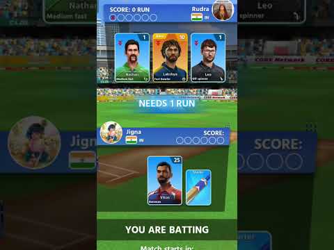 first ball on cricket league match #cricket #gaming