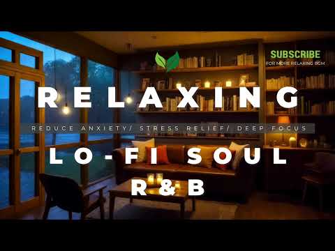 Soul R&B & Rain Sound🌧 for🍃Work/Study l Stress Relief l Reduce Anxiety l Deep Focus