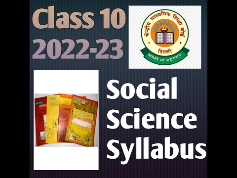 Class 10 Social Science Syllabus || WOW STUDIES #wowstudies
