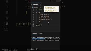 Python Dictionary Interview Question | Mohan Pawar #pythoninterviewquestions #python