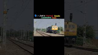Goods locomotive with inspection coach WDG-4G Train / Indian Railways Best Shorts video #shorts