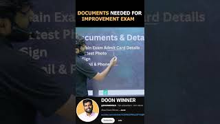 Documents Needed for CBSE Improvement Exam