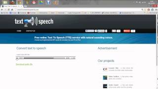 Guida fromtexttospeech