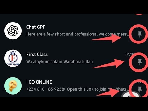 How to pin more than 3 chats on WhatsApp #whatsapp #automation #kdp #howto #how 