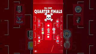 The FA Cup quarters final my prediction,  what's your prediction?  #facup2025 #facup
