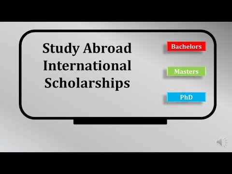 study abroad | international scholarships | scitechtrends