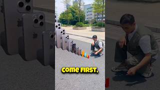 “The Ultimate iPhone Drop Test: From Smallest to the Biggest!” 🤣😂 #shorts