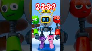 I making Robot Sprunki All Phase with clay #sprunki #diyrobot #robot #shorts
