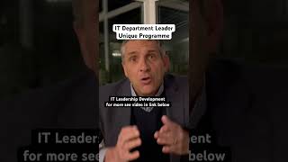 Unique Training For IT Department Manager #shorts #itmanagement #itdepartment #itleadership #course