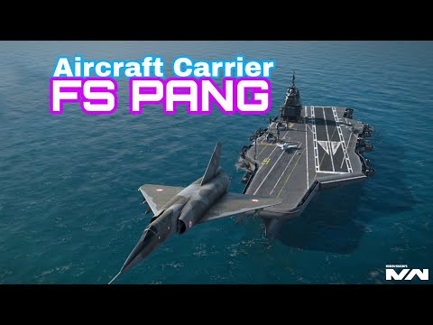 new Aircraft Carrier FS Pang damage test bomer Mirage IVP #modernwarships #mwcreator #mwpartner #ads