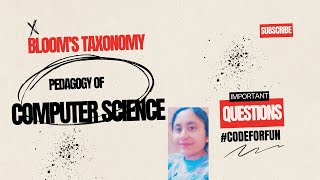 Bloom's Taxonomy of Computer Science | Pedagogy of Computer Science | CodeForFun