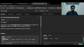 451. Sort Characters By Frequency, Leet Code Streak 3-12-22 (my day 6 video 10 : ) )