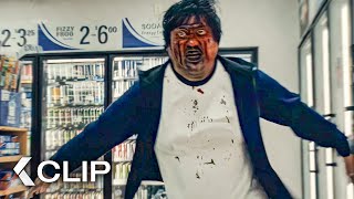 Benedict Wong Goes CRAZY: Gas Station Chase - WEAPONS Clip (2025)