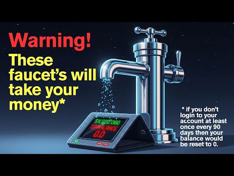 Warning! Don't do as I did  Bad experience with faucet's #freecrypto #crypto #cryptofaucet