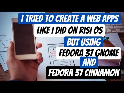 GNOME Web Browser for "installing" web application | Fedora 37 Workstation | Fedora 37 Cinnamon
