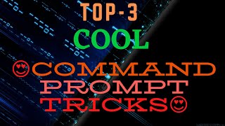 TOP-3 COOL AMAZING CMD TRICKS ||TECHNO STATION || ABOUT THE TECH