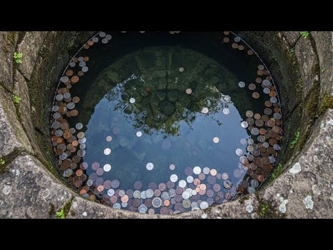 make a wish at the wishing well 𓏲 ๋࣭ ࣪ ˖🪙 