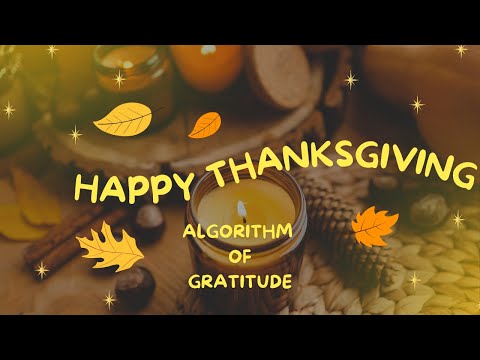Gratitude Algorithm: Create Your Best Thanksgiving with Neurographic Art! @NeurographicArtPlus