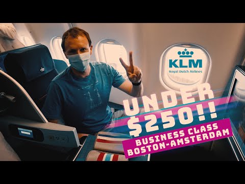 KLM's CHEAP Business Class to Amsterdam! 🤩