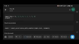 Python | Count Occurrences of an Element in a List Using collections.Counter