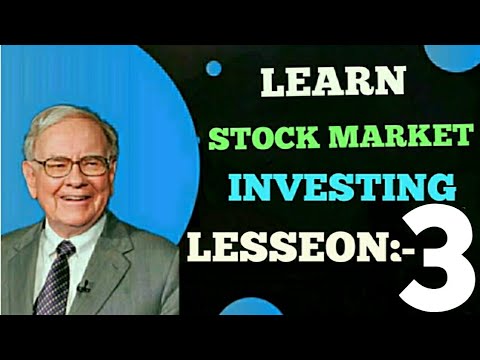 LEARN STOCK MARKET INVESTING LEASSON:-3 @ SPINESTOCK
