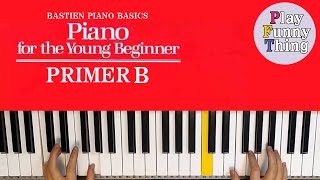 Floating Clouds (p.29) - Bastien Piano Basics Primer B - Piano for the Young Beginner