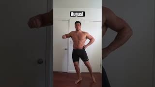 60lb Natural Bulk To Cut Fat Loss Transformation #shorts