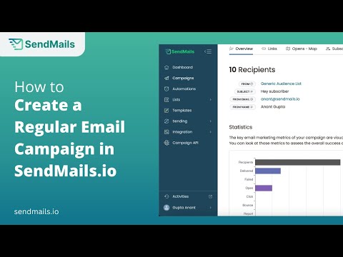 How to Create a Regular Email Campaign in SendMails.io