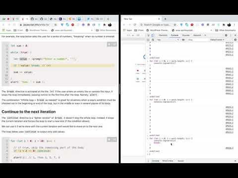 JavaScript | Nullish Coalescing Operator | Loops  | PART 2