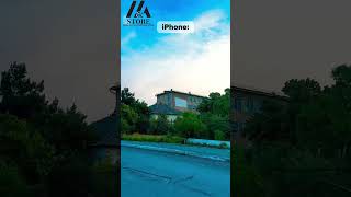 Iphone Vs Android Camera test😱 #foryou #smartphone #automobile #appleiphone #trending #explore