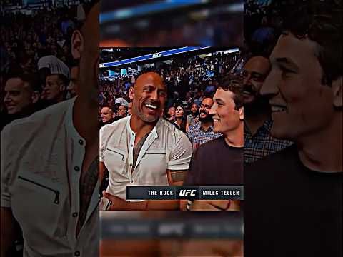 UFC Ultimate Crowd Cam☠️🧊 | #therock #hasbulla #ufc #eminem #miketyson #milesteller #tomholland