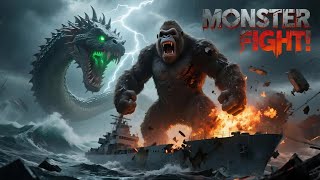 KING KONG vs LEVIATHAN ⚔️ Epic Sea Monster Battle You’ve NEVER Seen Before!