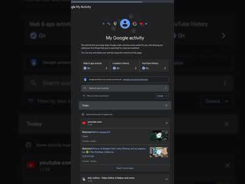 You can see and delete your Hidden activity using the controls on this page.